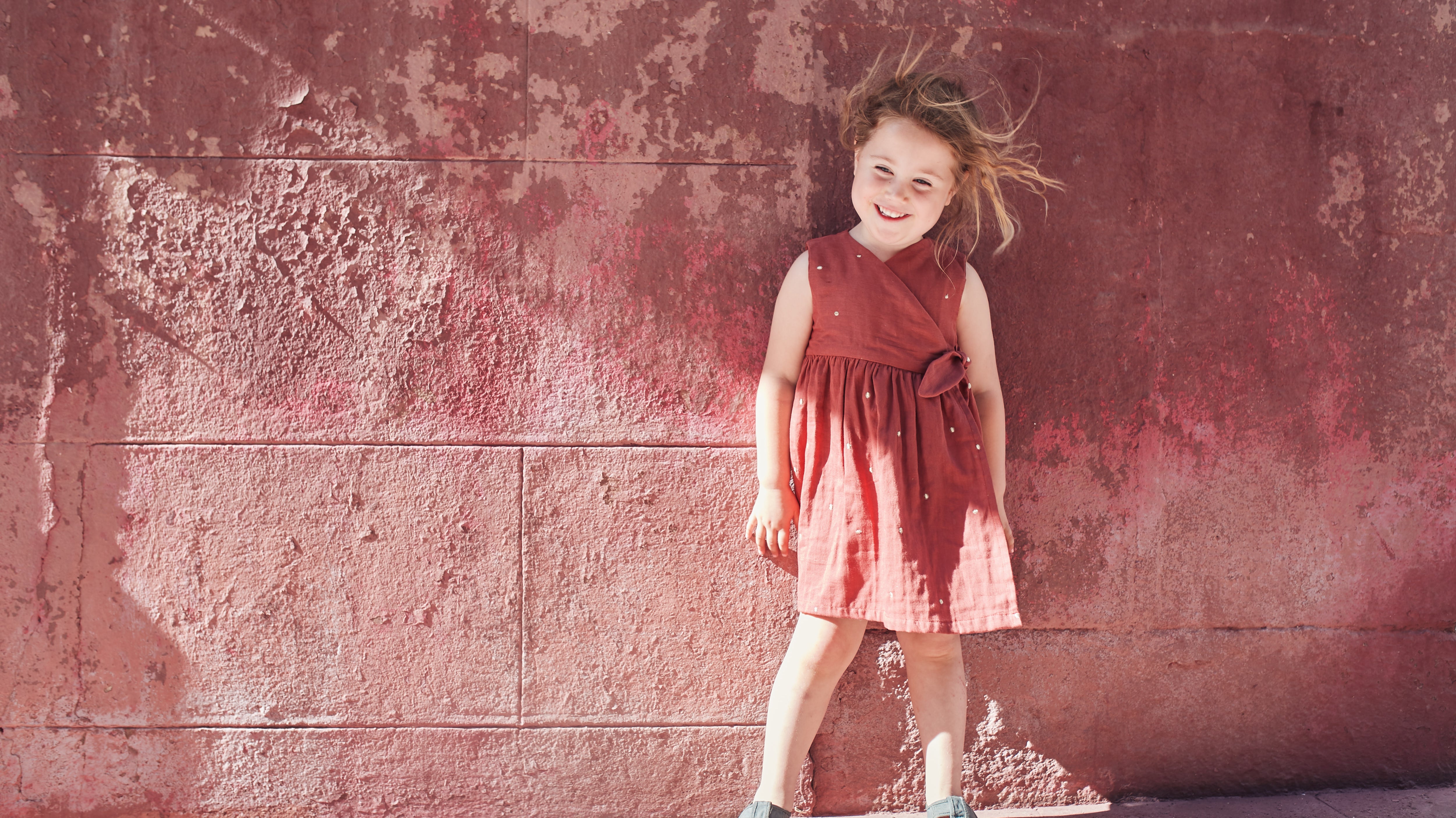 La robe portefeuille Violette