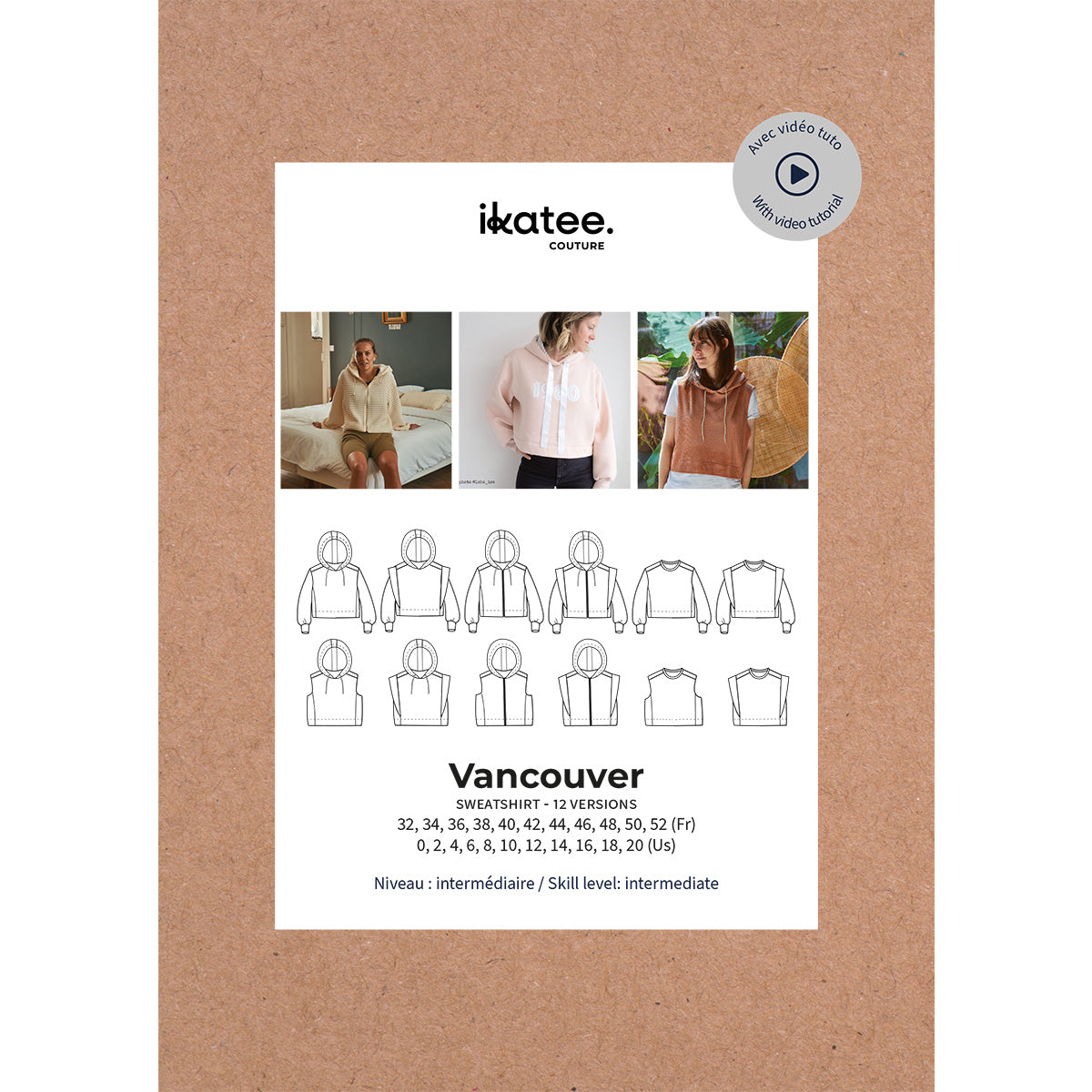 Patron de couture sweat femme