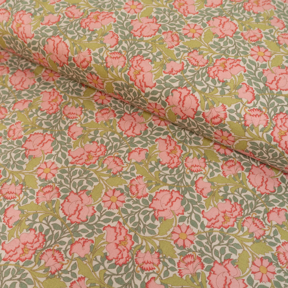 Tissu popeline motif floral Tilda