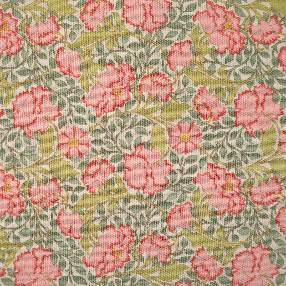 Tissu popeline motif floral Tilda