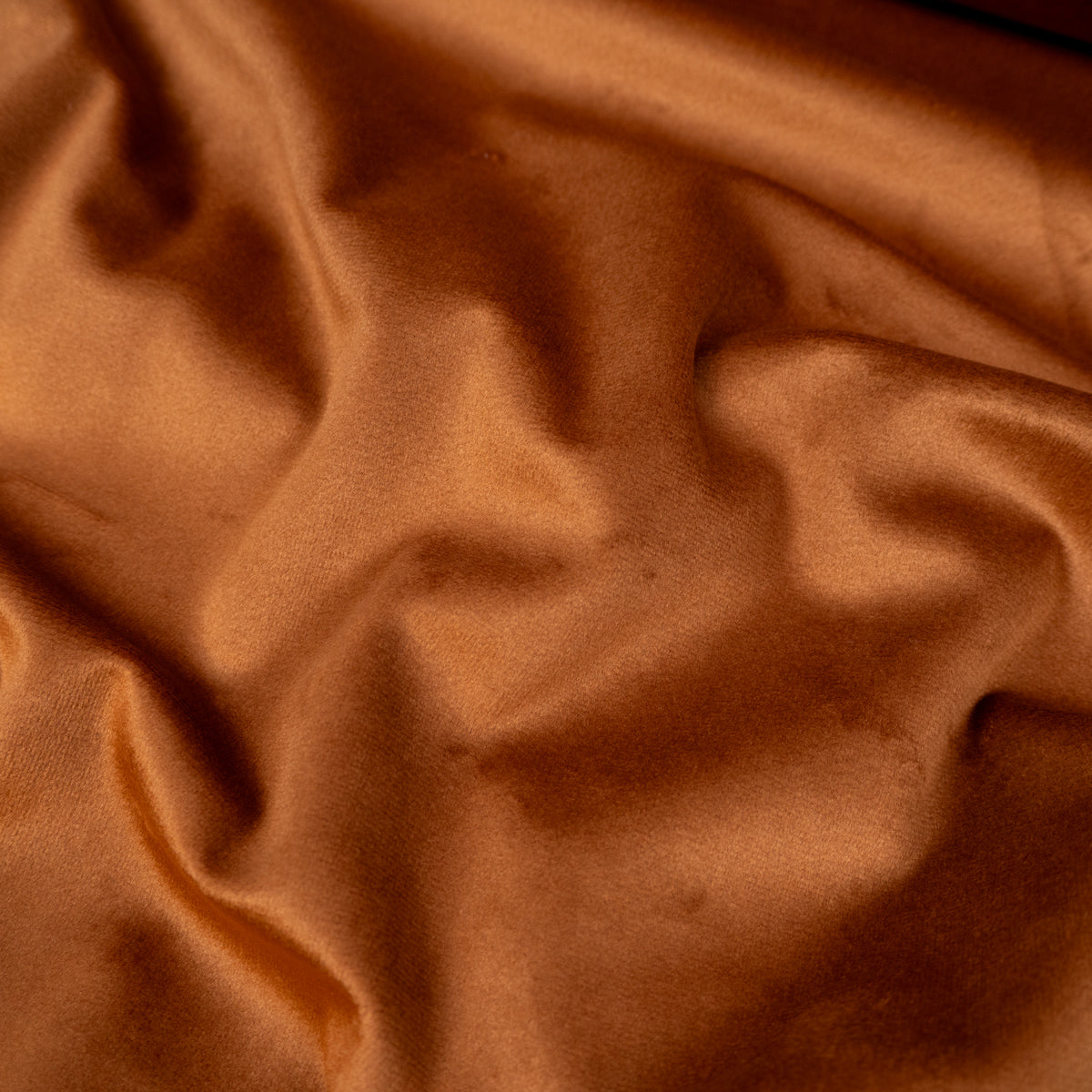 Tissu velours ras camel – vue 3