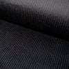 Tissu velours - Grosses côtes 4w - Noir