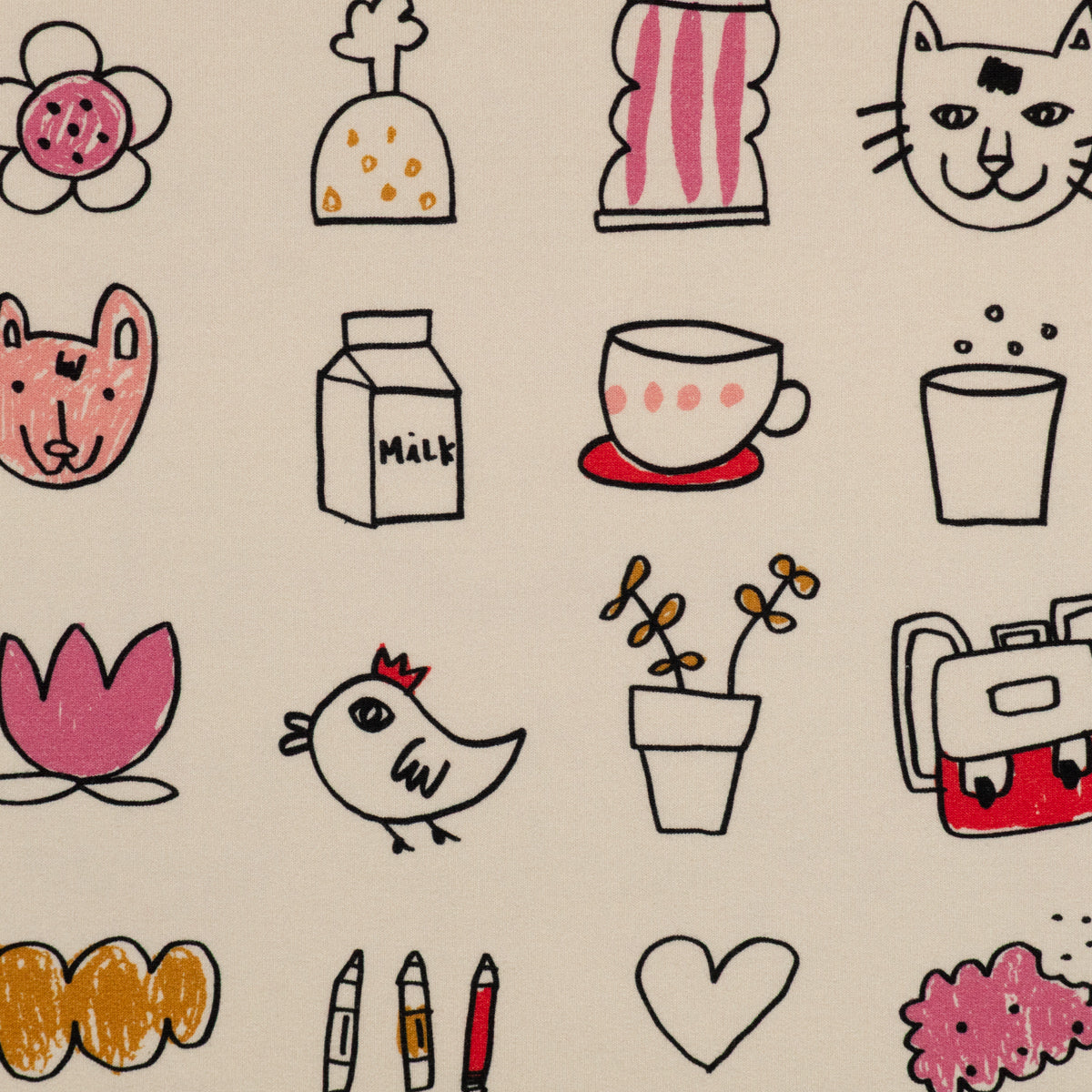 French terry animalier