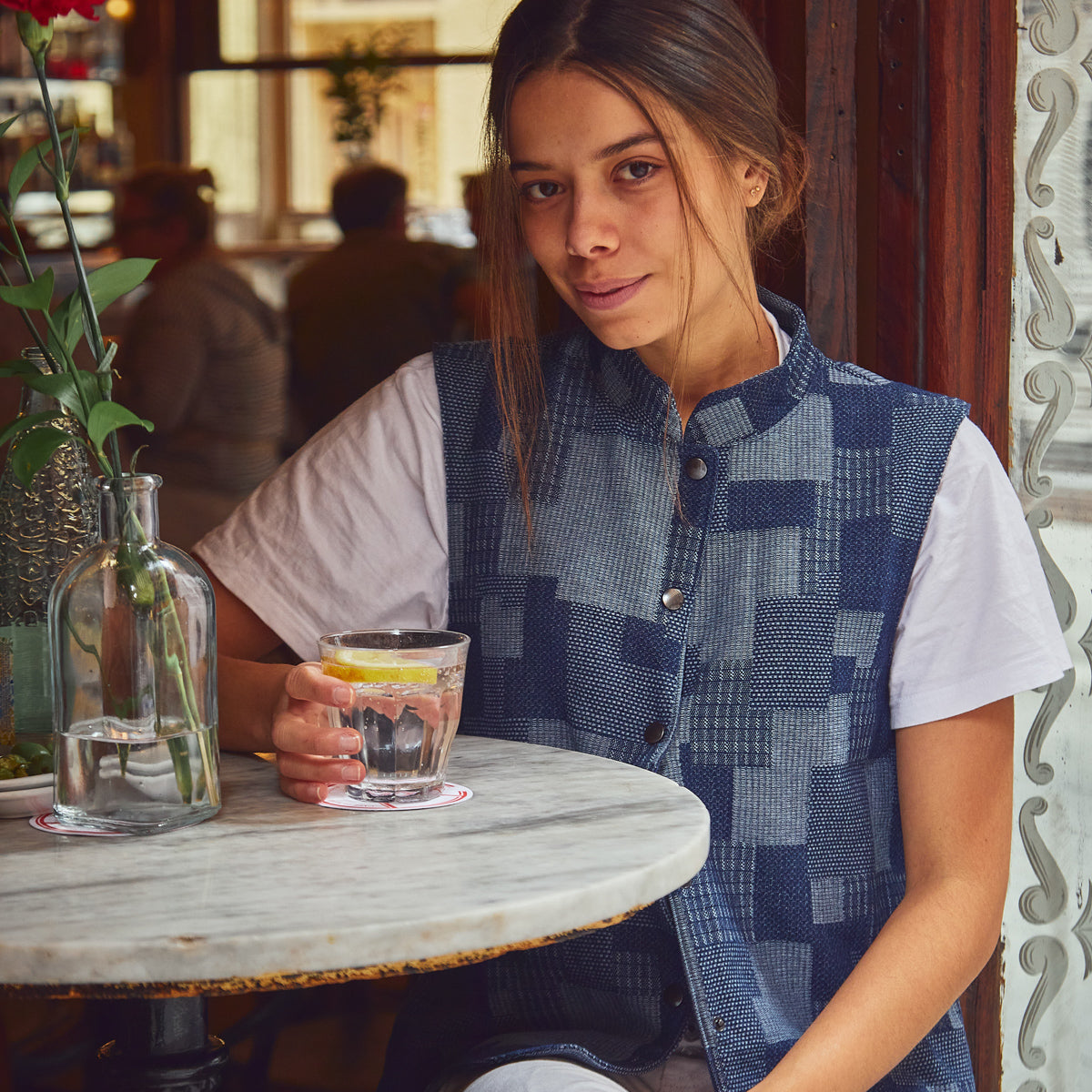 Couture de gilet pour femme