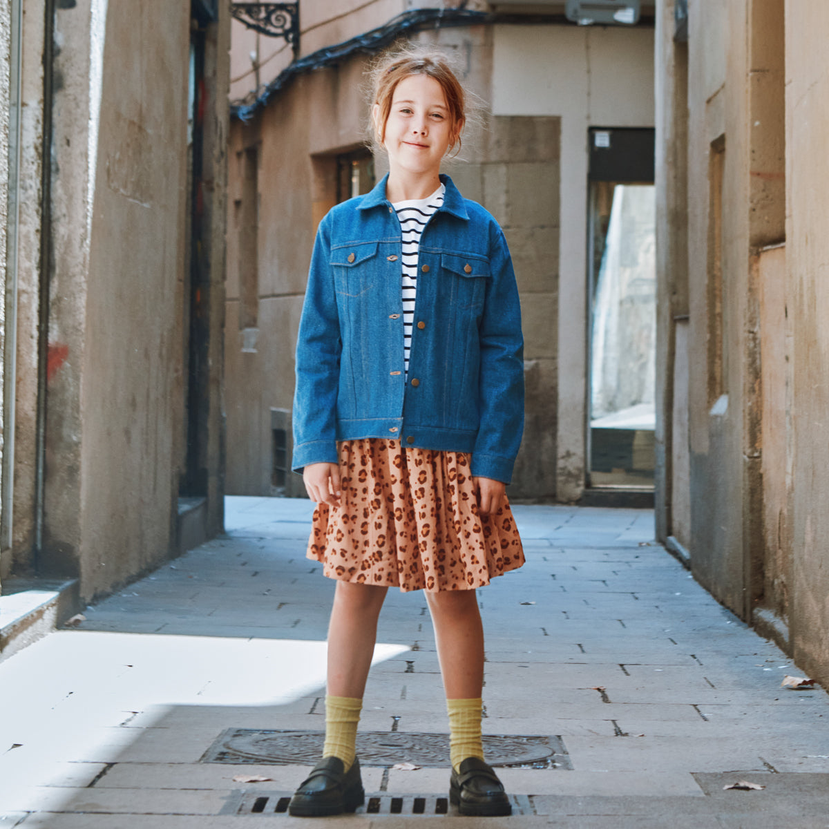 Patron de couture veste en jean enfant