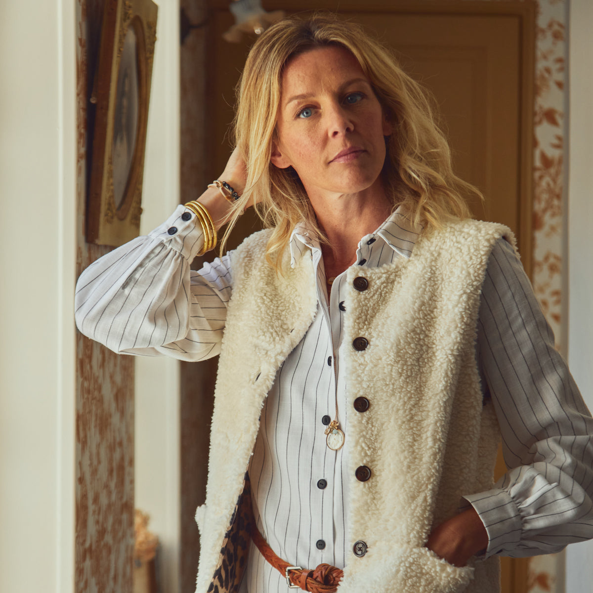 Couture de gilet sans manches