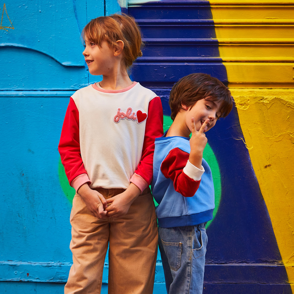 Patron sweat unisexe enfant