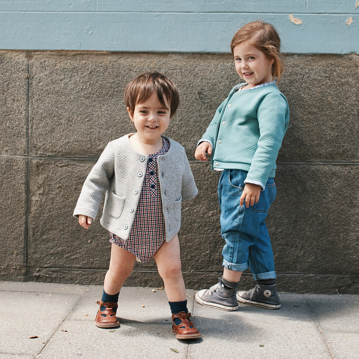 Patron de gilet et veste pour bébé mixte