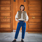 tissu popeline de coton fleurs Byzance