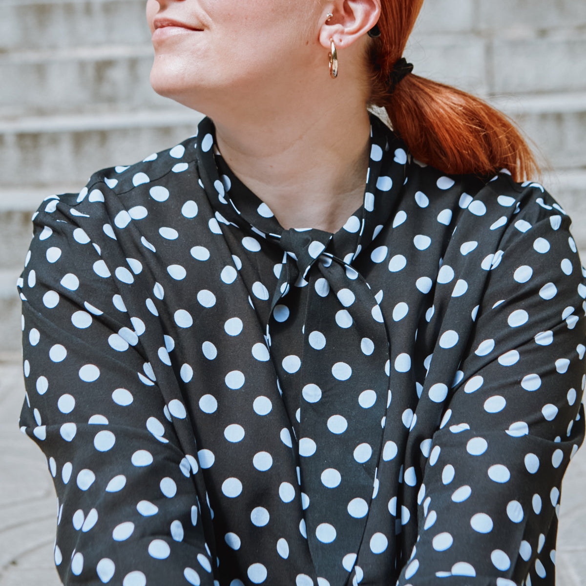 chemise femme col noué version courte patron Amsterdam