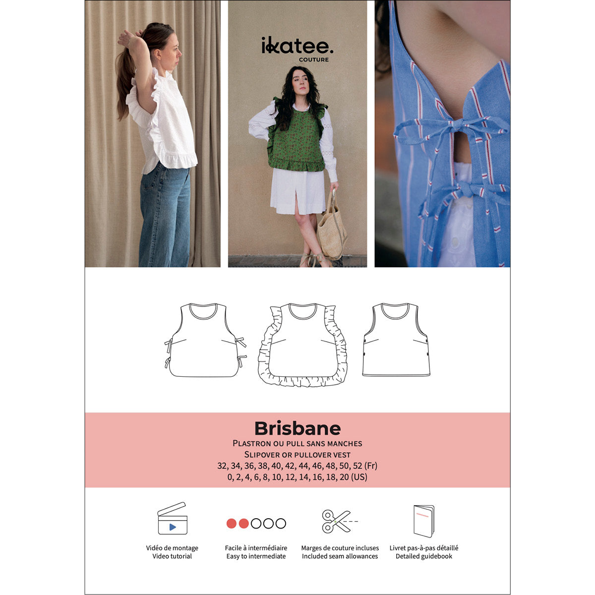 Coudre un plastron ou surpull femme