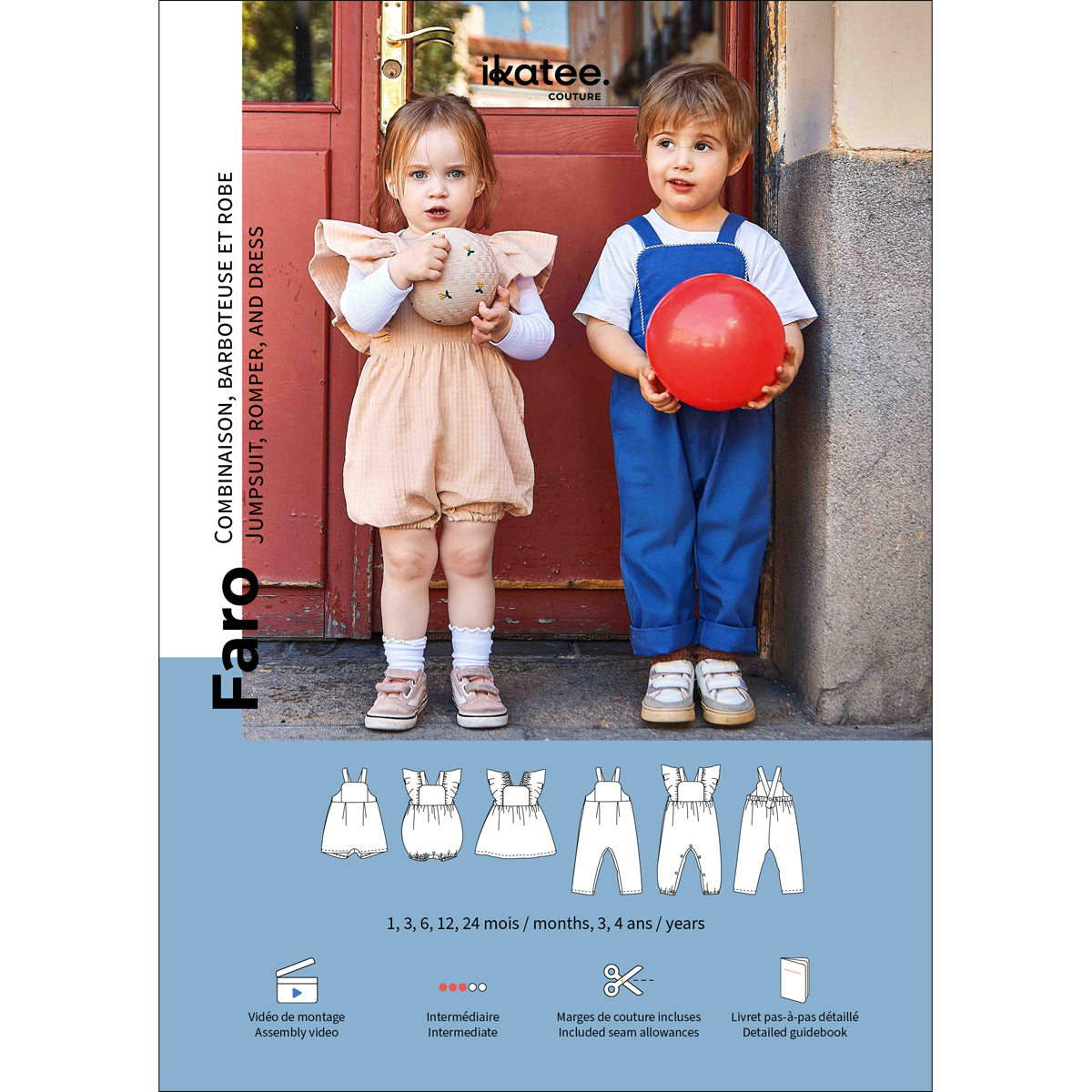 patron de couture salopette bébé