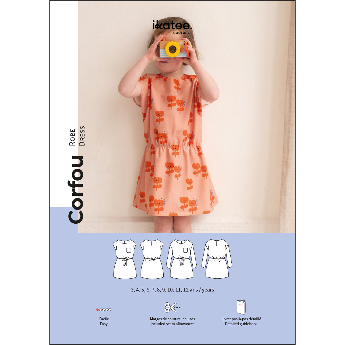 Patron de couture robe fille