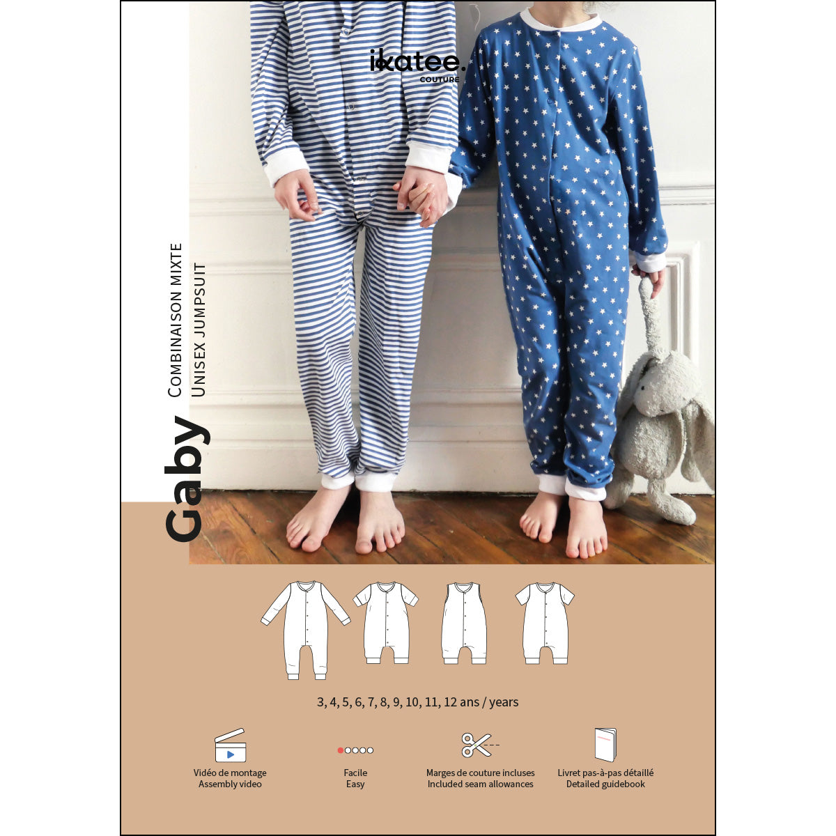 patron de couture pyjama enfant