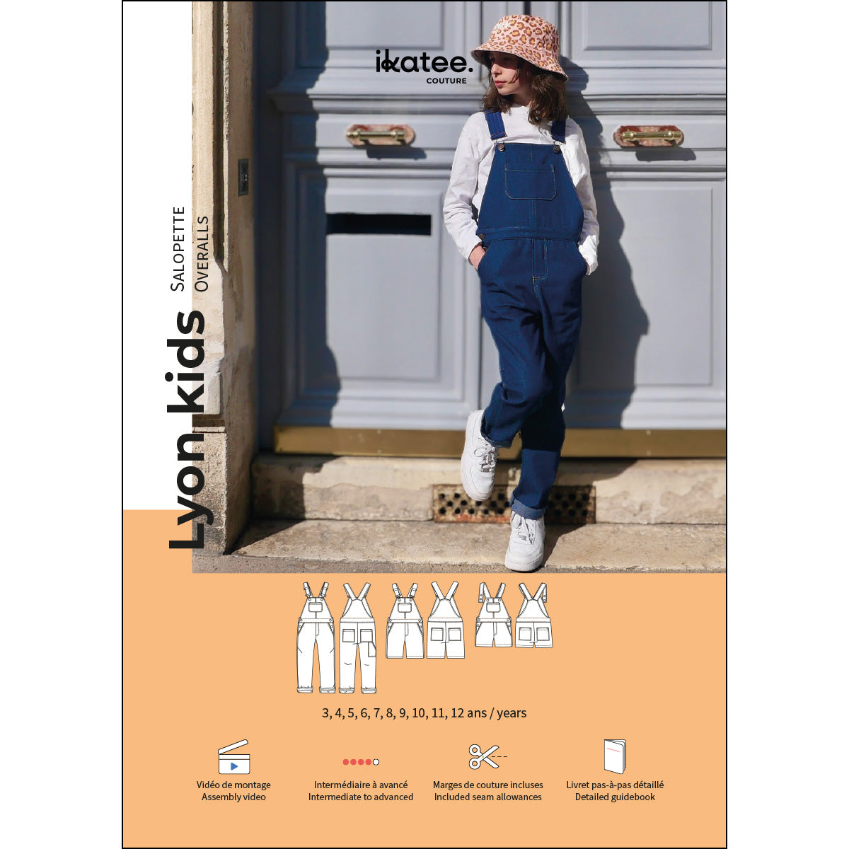 patron de couture salopette enfant