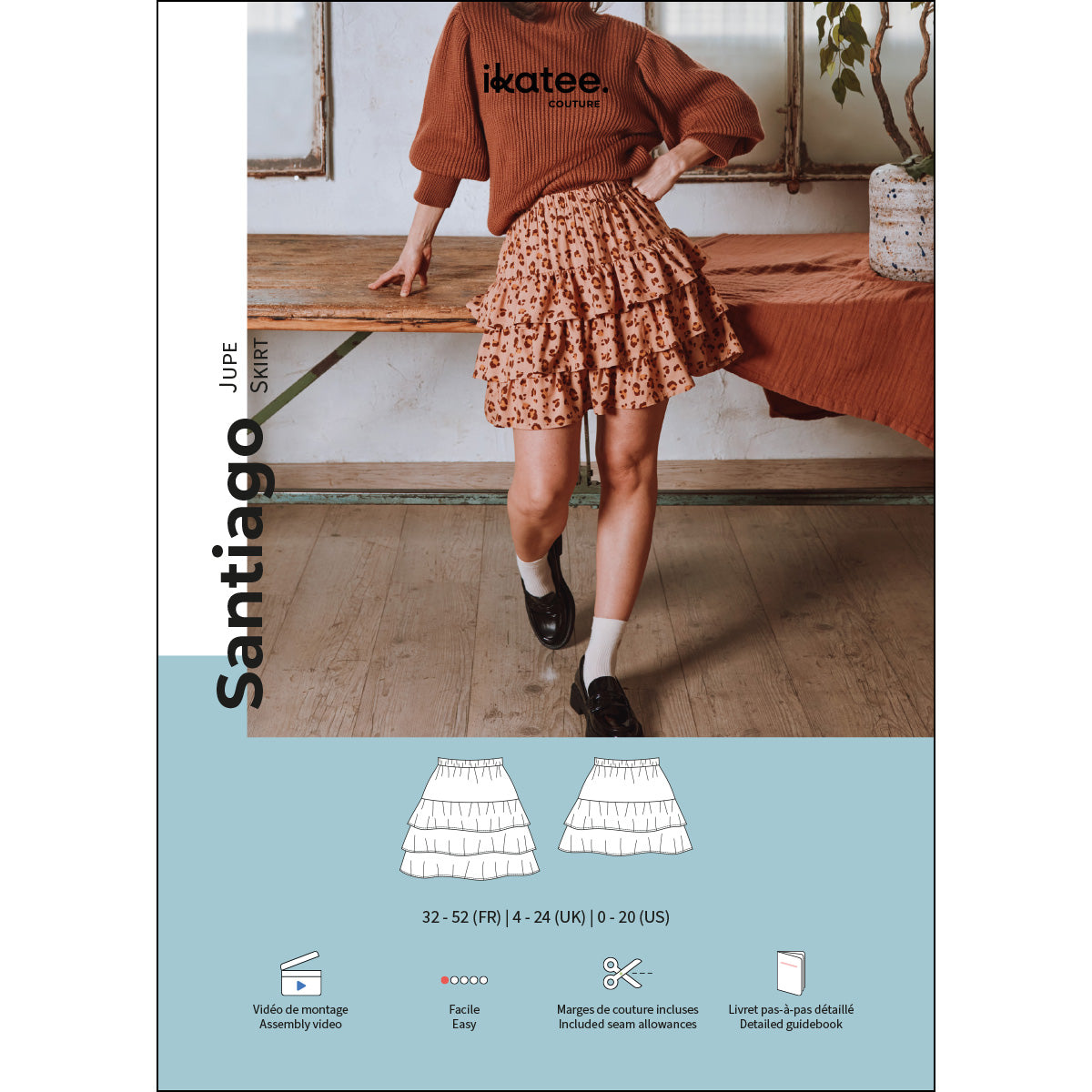 Patron de couture jupe femme