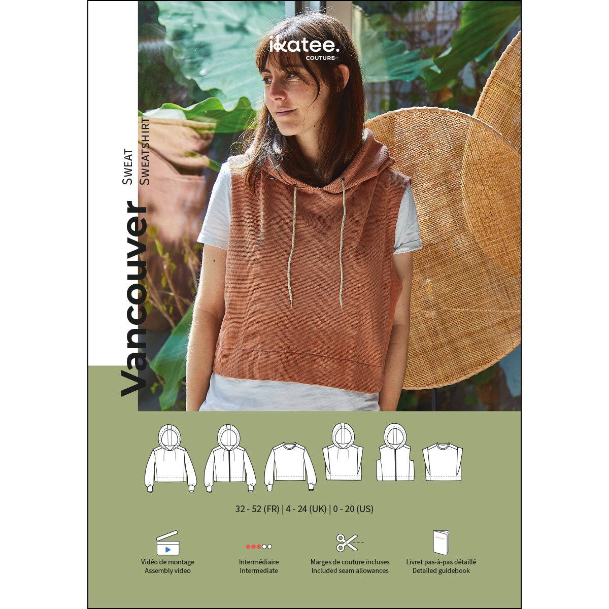 Patron de couture sweat femme