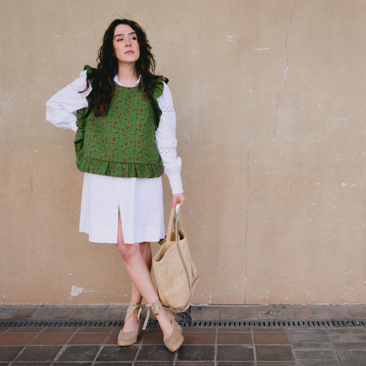 Patron de couture pull sans manche femme