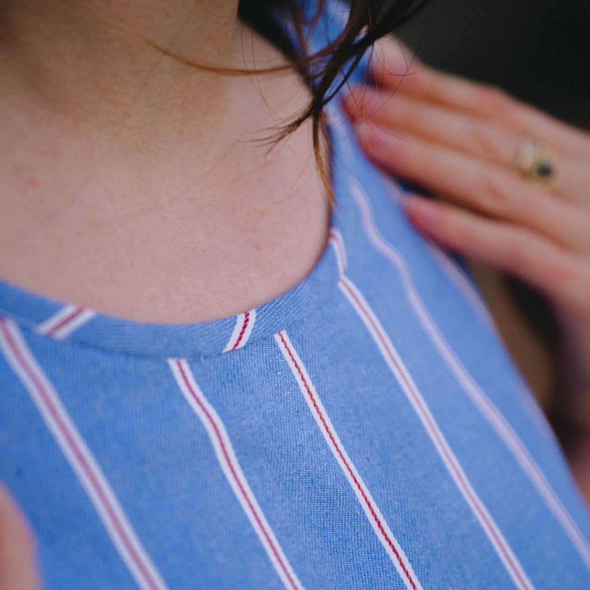 Apprendre à poser un biais d'encolure