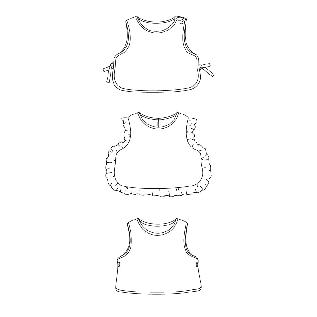 Coudre un plastron et bavoir bébé