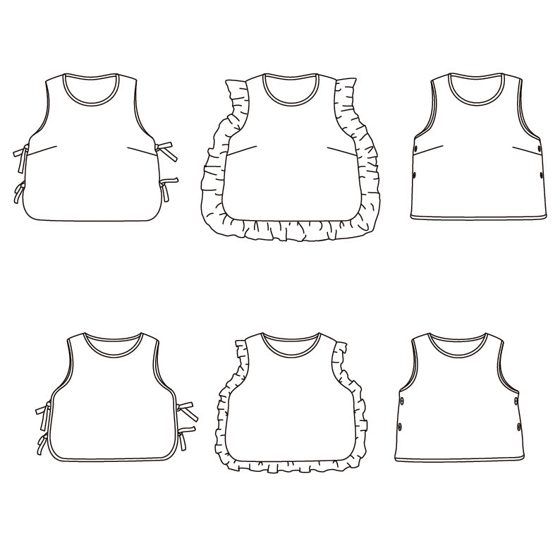 Coudre un plastron femme et enfant