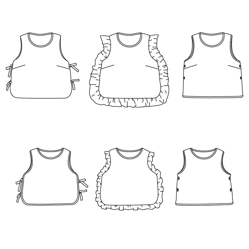 Patron de plastron duo femme enfant