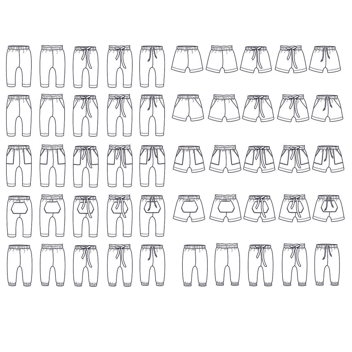 Patron de pantalon pour bébé