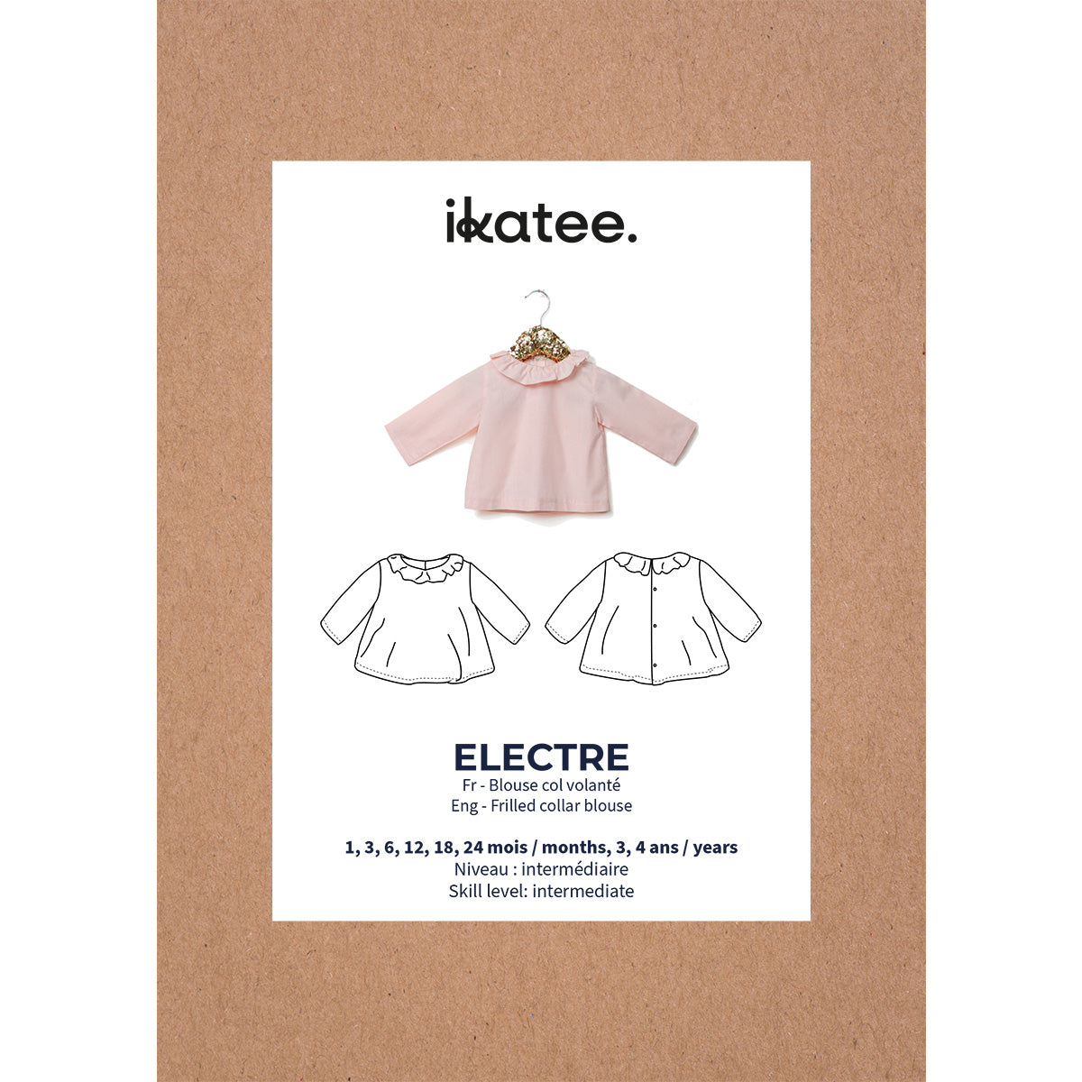 patron de couture blouse bébé