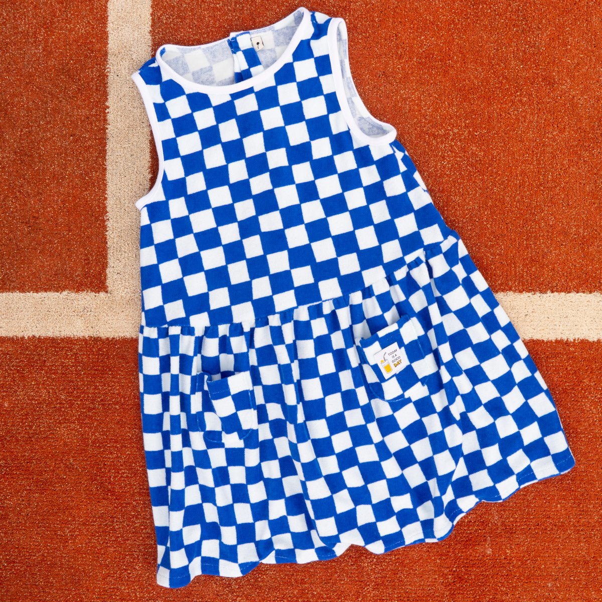 Patron robe chasuble sans manche enfant