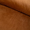 Tissu Velours - Moyennes côtes 6w - Brun