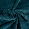 Tissu Velours - Grosses côtes 4w - Vert pétrol