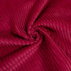 Tissu Velours - Grosses côtes 4w - CERISE