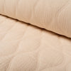 Tissu Double gaze matelassée - Écru