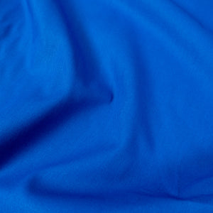 Tissu Popeline - Bleu roi