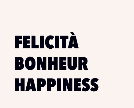 étiquette felicità Ikatee belle qualité