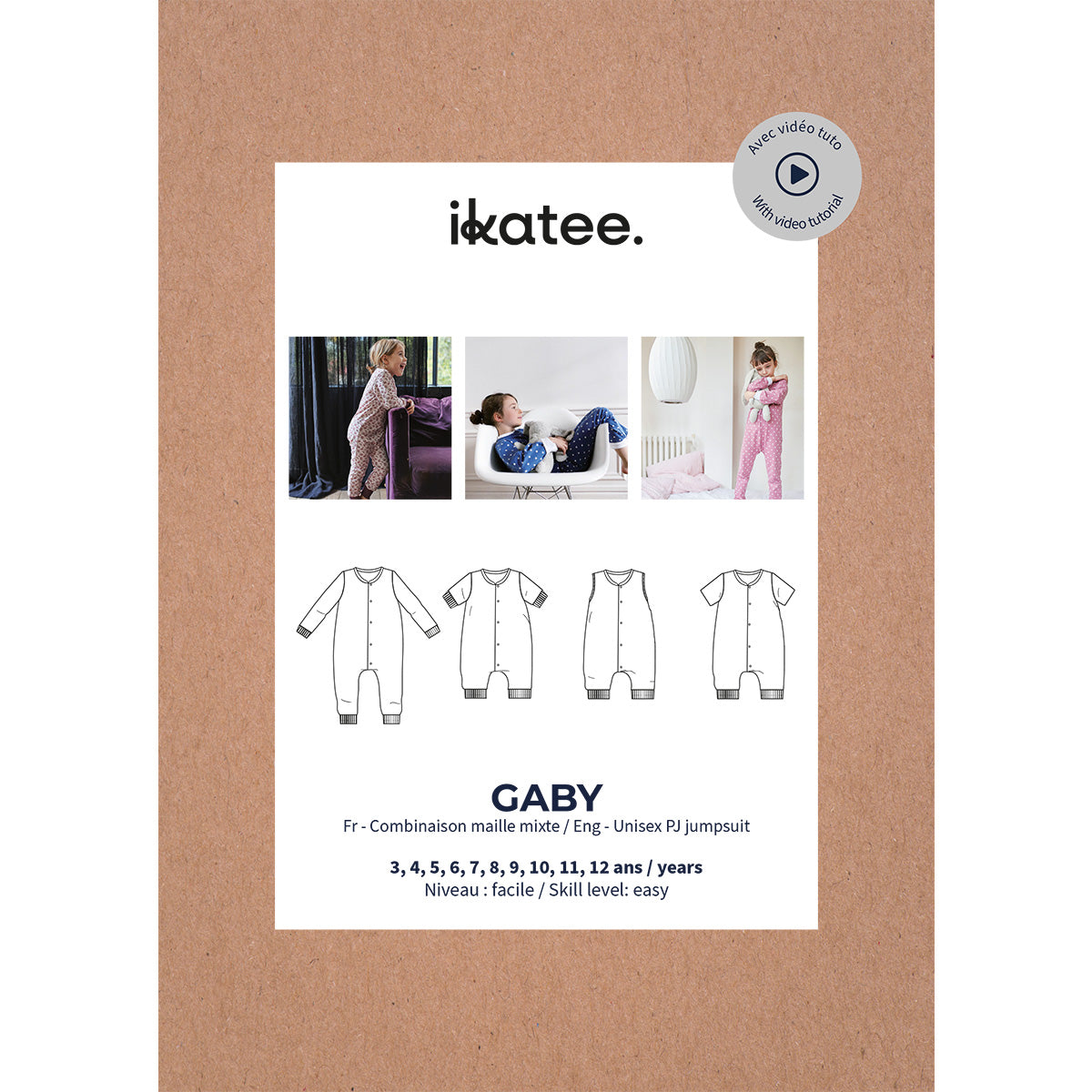 patron de couture pyjama enfant