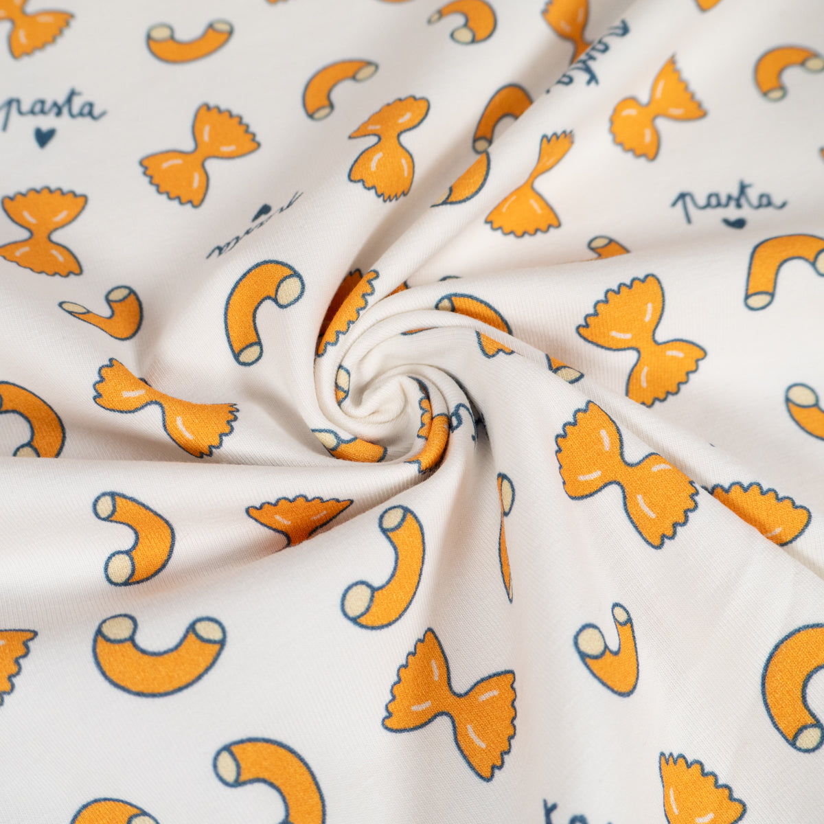 Tissu jersey motif alimentaire