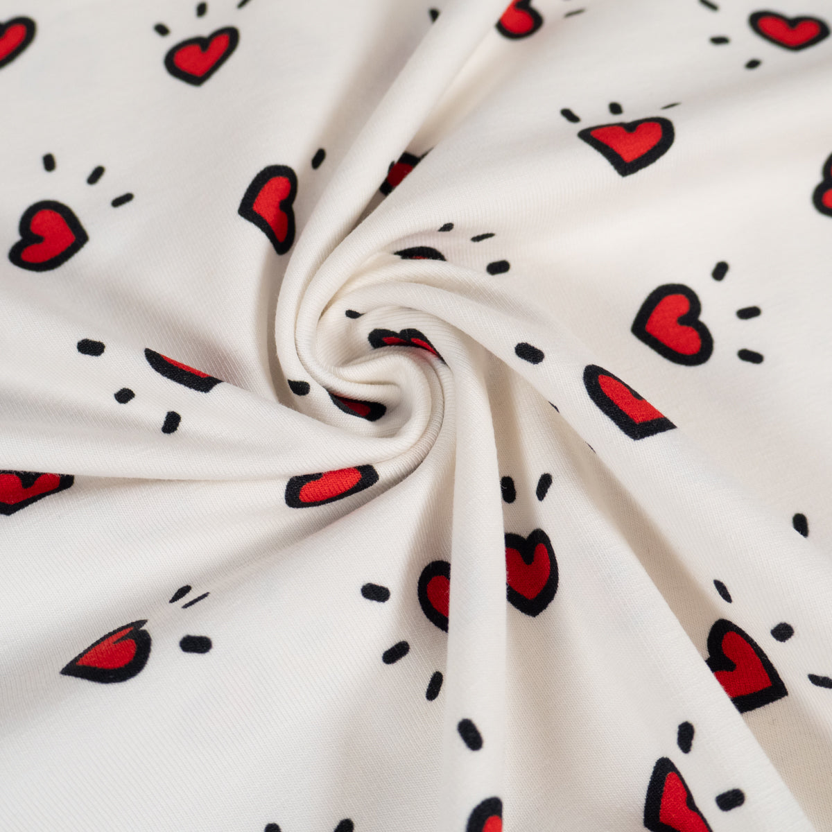 Jersey motif à cœur