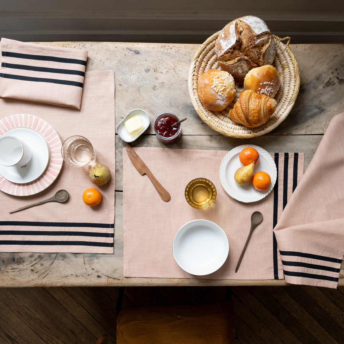 Coudre pour la table, set de table et serviettes