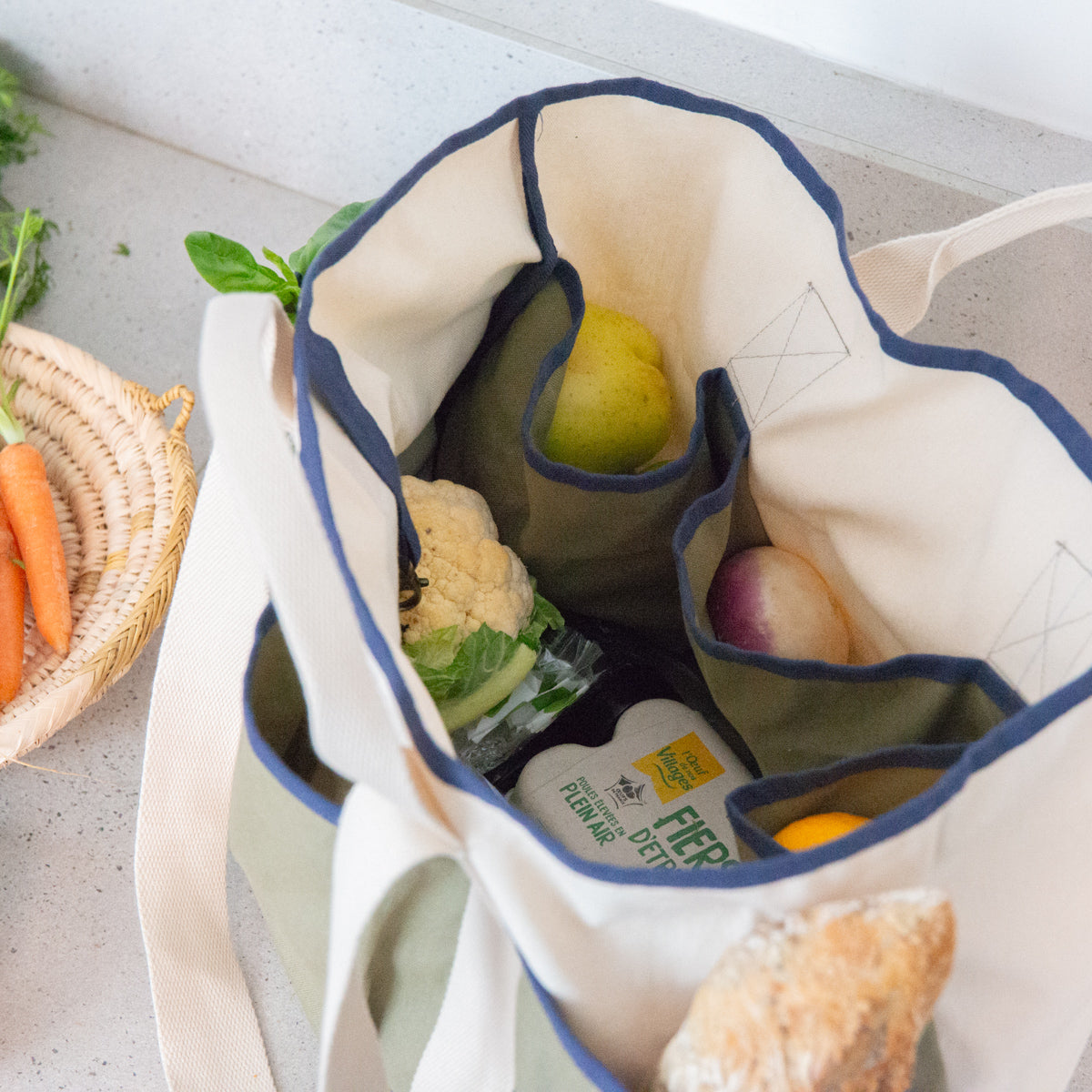 Patron de couture sac pour les courses facile