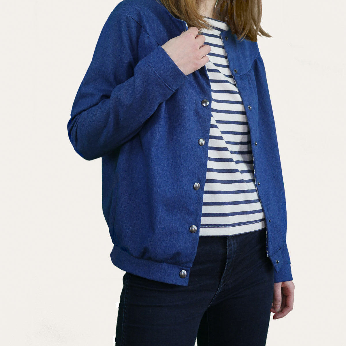 Couture de gilet pour femme et enfant