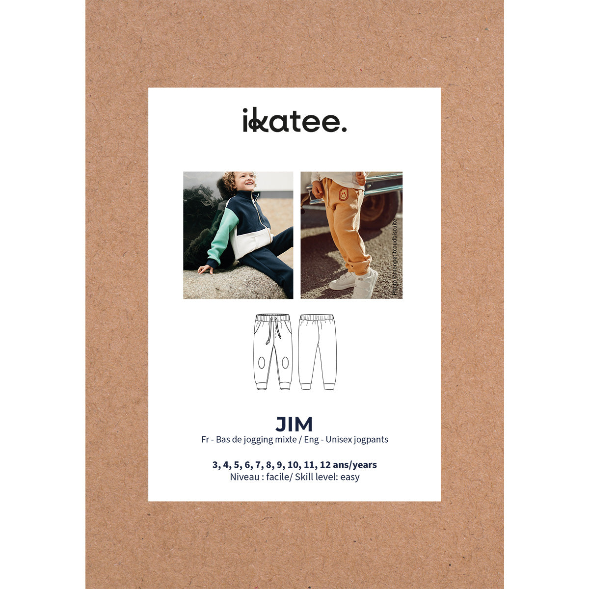 patron de couture pantalon jogging enfant