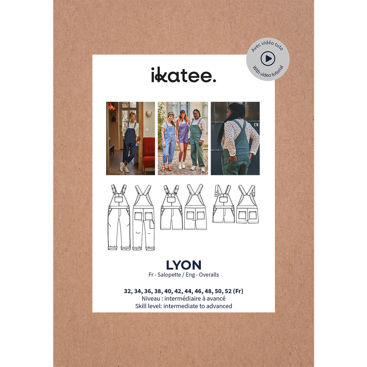 Patron de couture salopette femme