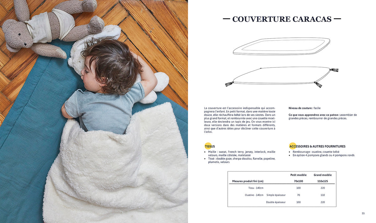 Livre de couture pour bébé format papier