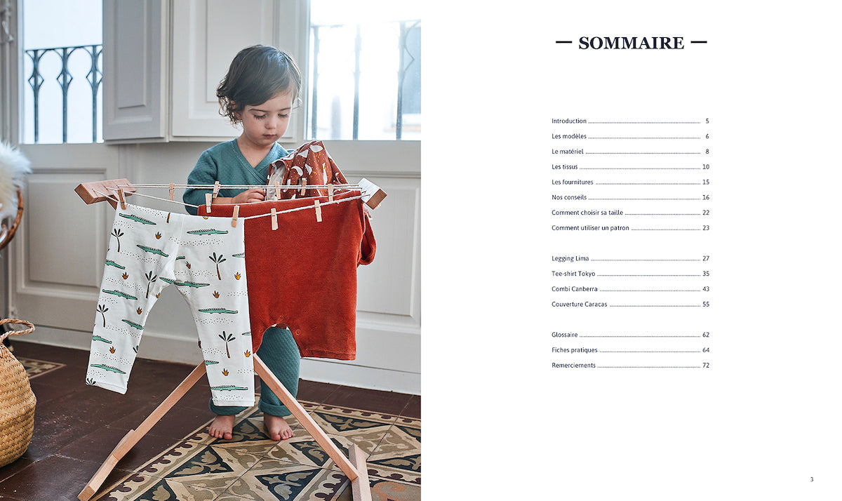 Livre de couture pour bébé mixte