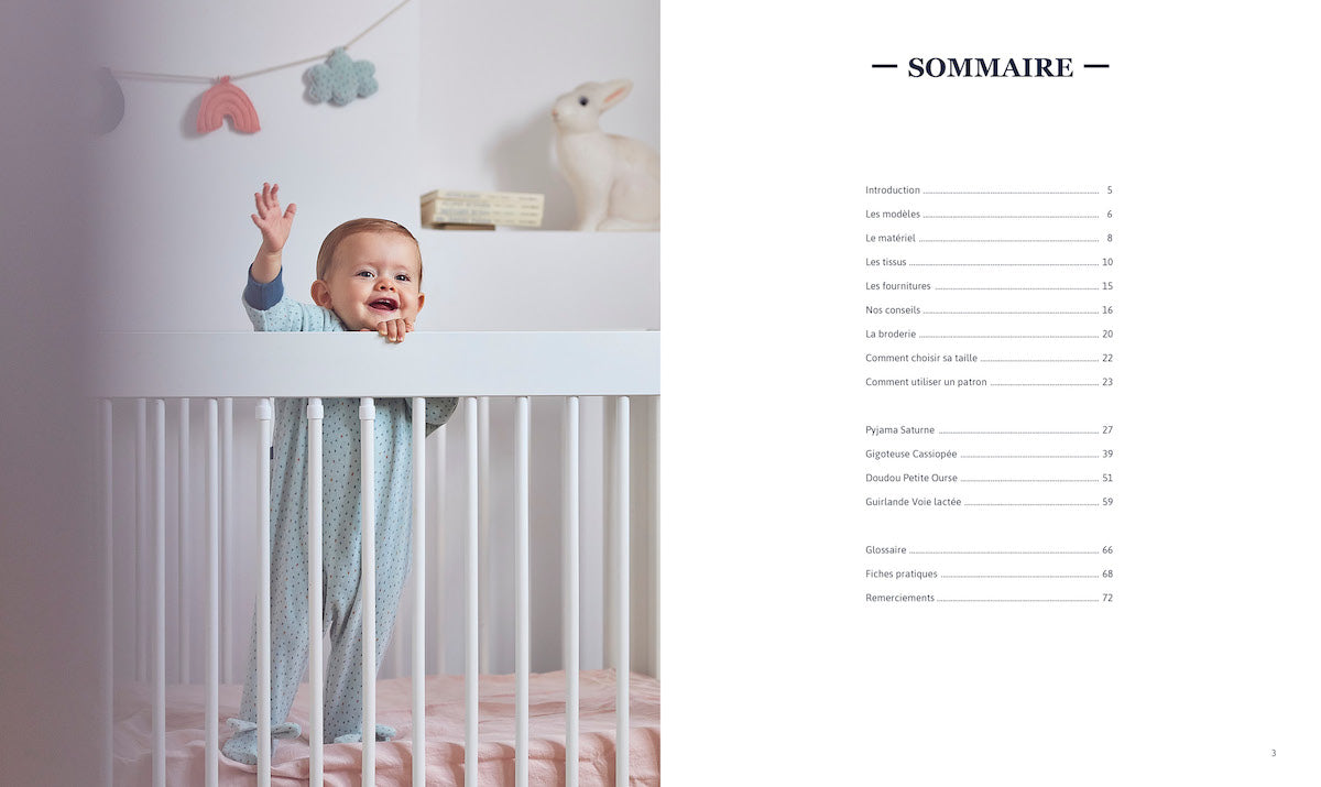 Livre de couture pour bébé mixte