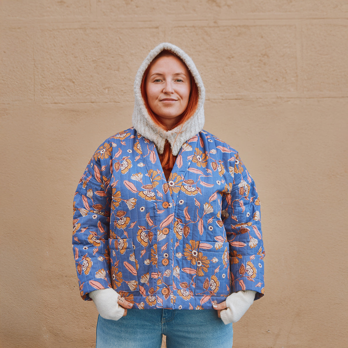 Paton de veste matelassée réversible femme