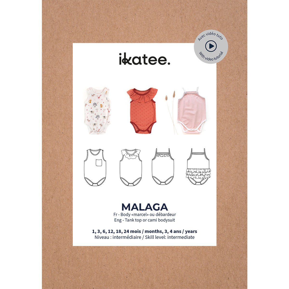 patron de couture body bébé