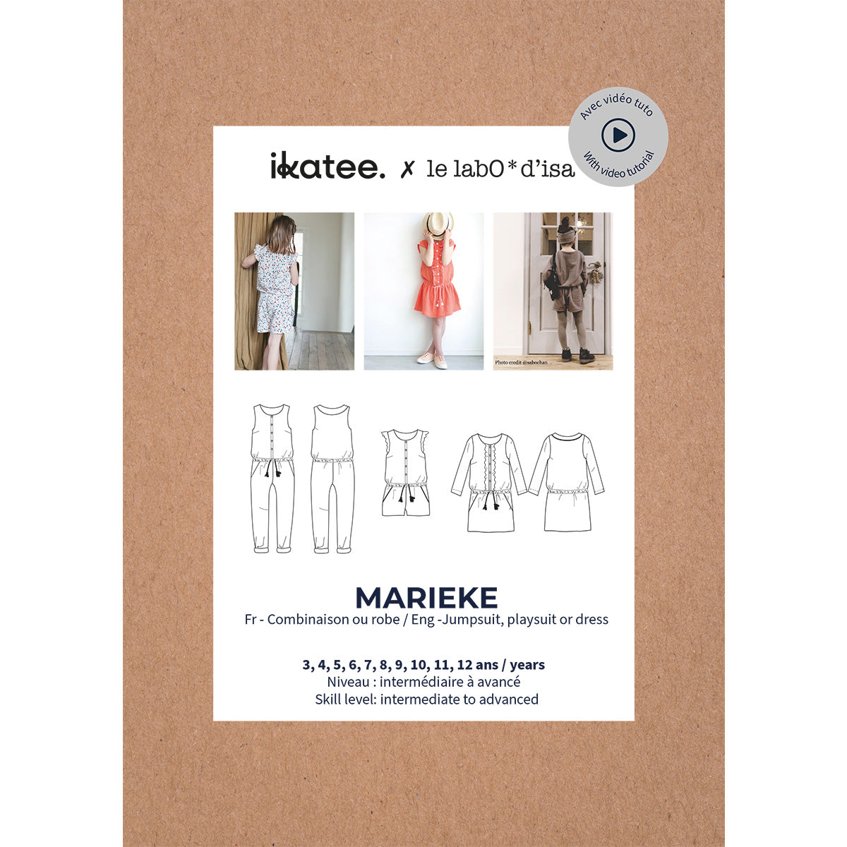 patron de couture combinaison enfant