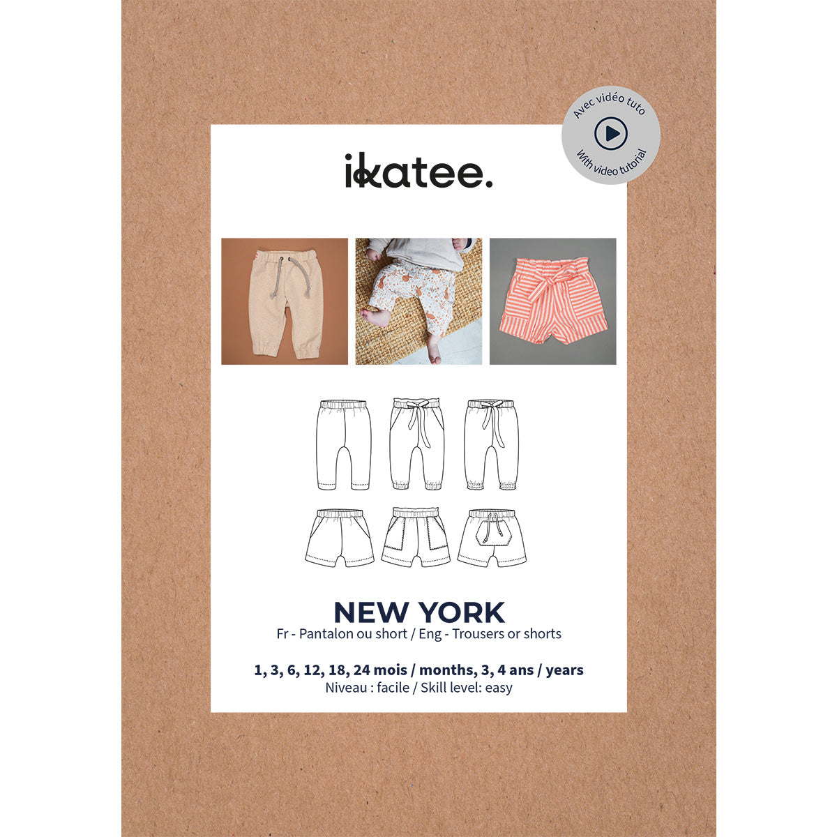 patron de couture pantalon bébé